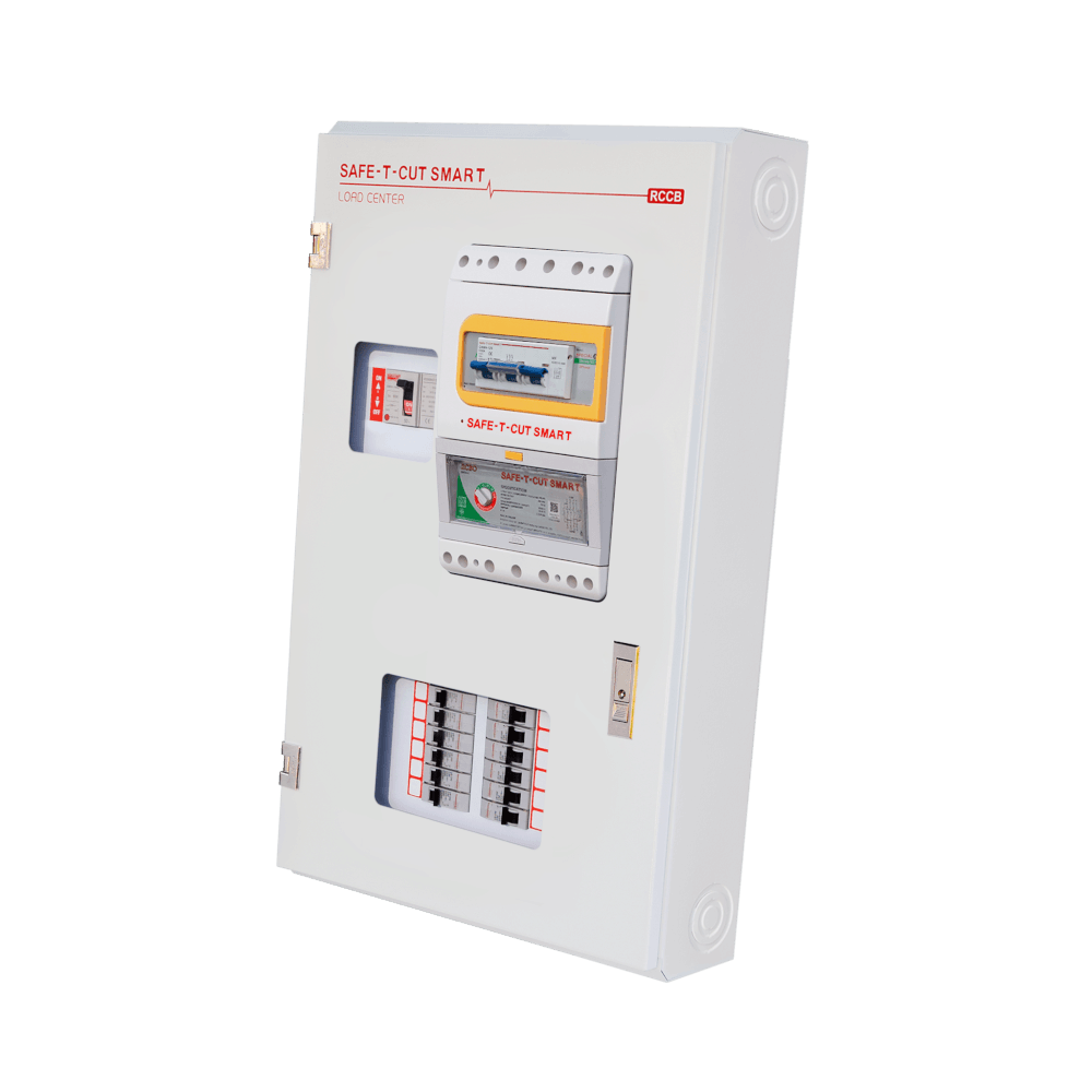 ตู้โหลดเซ็นเตอร์ พร้อมเมนกันดูด RCBO USA ขนาด 12 ช่อง พิกัด 50 แอมป์ เซฟ-ที-คัท สมาร์ท_2